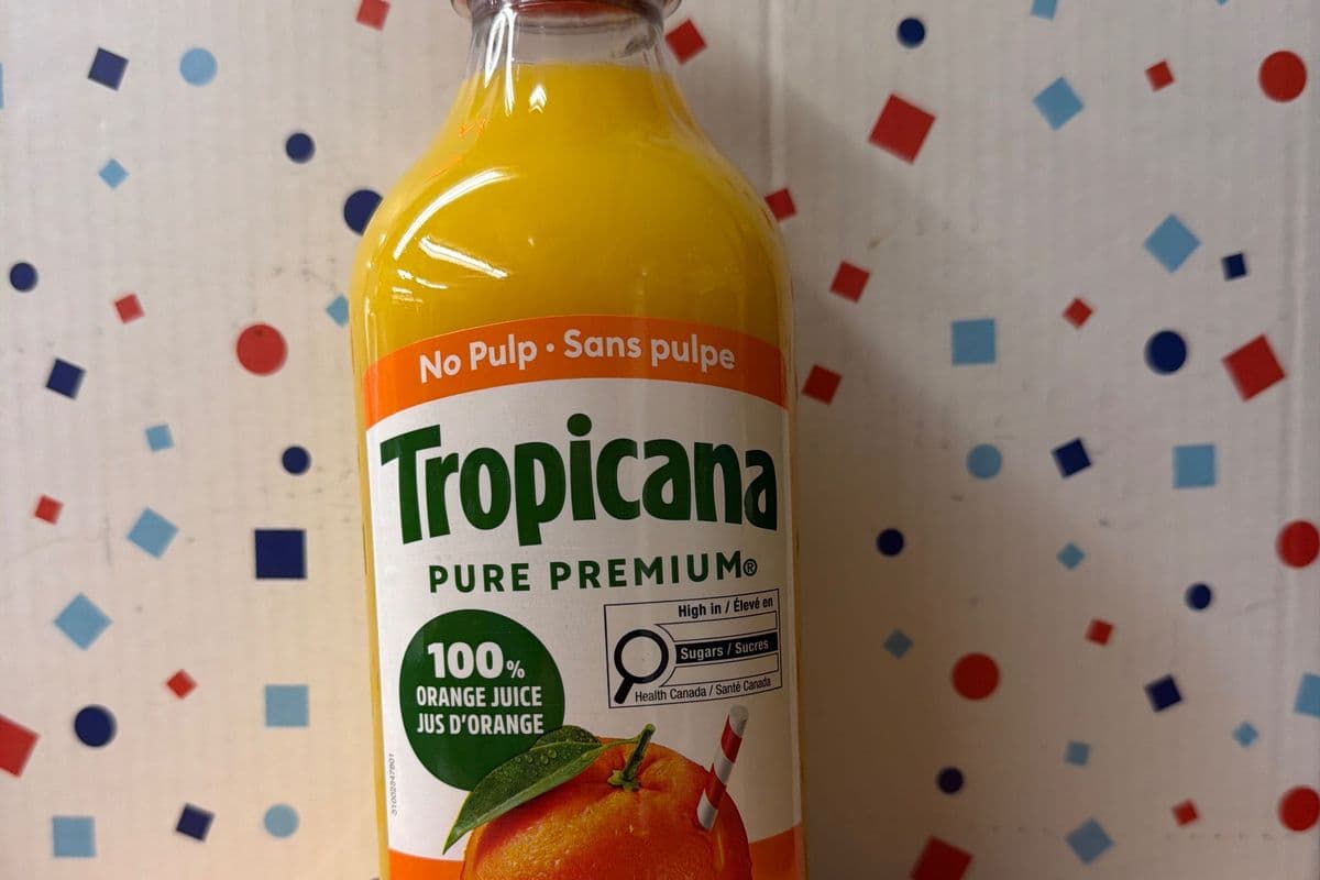 Tropicana No Pulp Orange Juice 1.36L