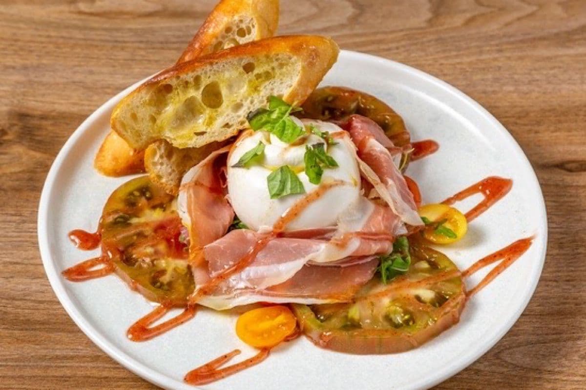 Burrata and Prosciutto