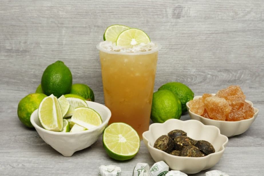 糯米香青柠冻茶 / Yunnan Iced Lime Green Tea