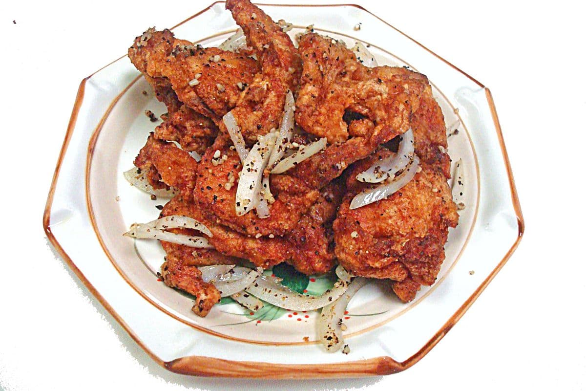 168.Pork Chop with Dried Black Pepper and Onion 干黑椒洋蔥肉排