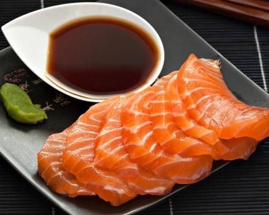 SALMON SASHIMI only (30 mcs)