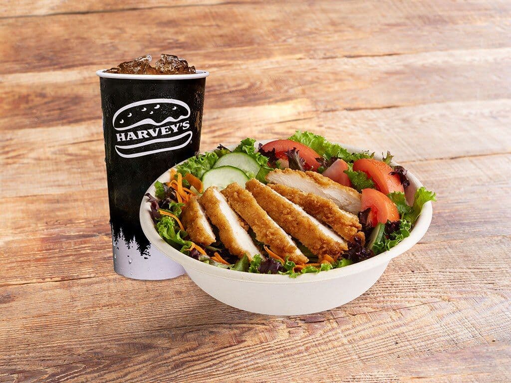 Crispy Chicken Salad with 20oz Soft Drink