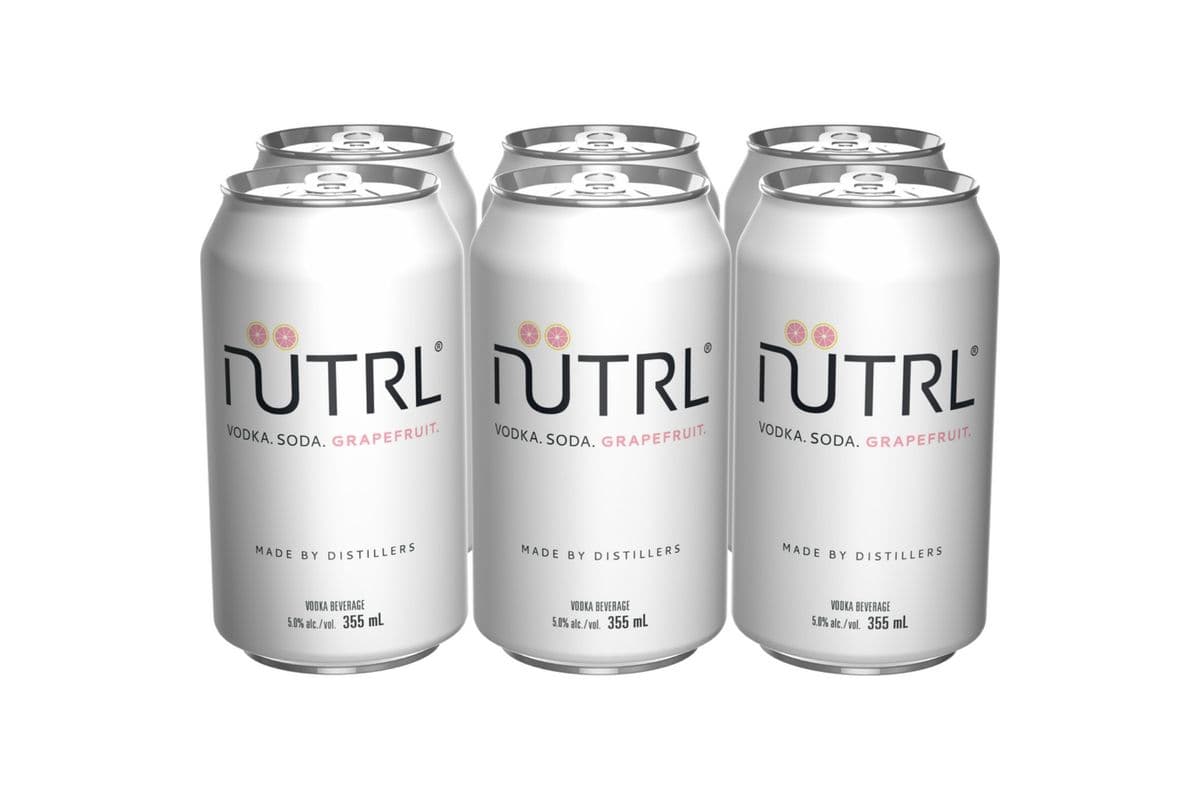Nutrl Vodka Soda Grapefruit (1 x 6 Pack)