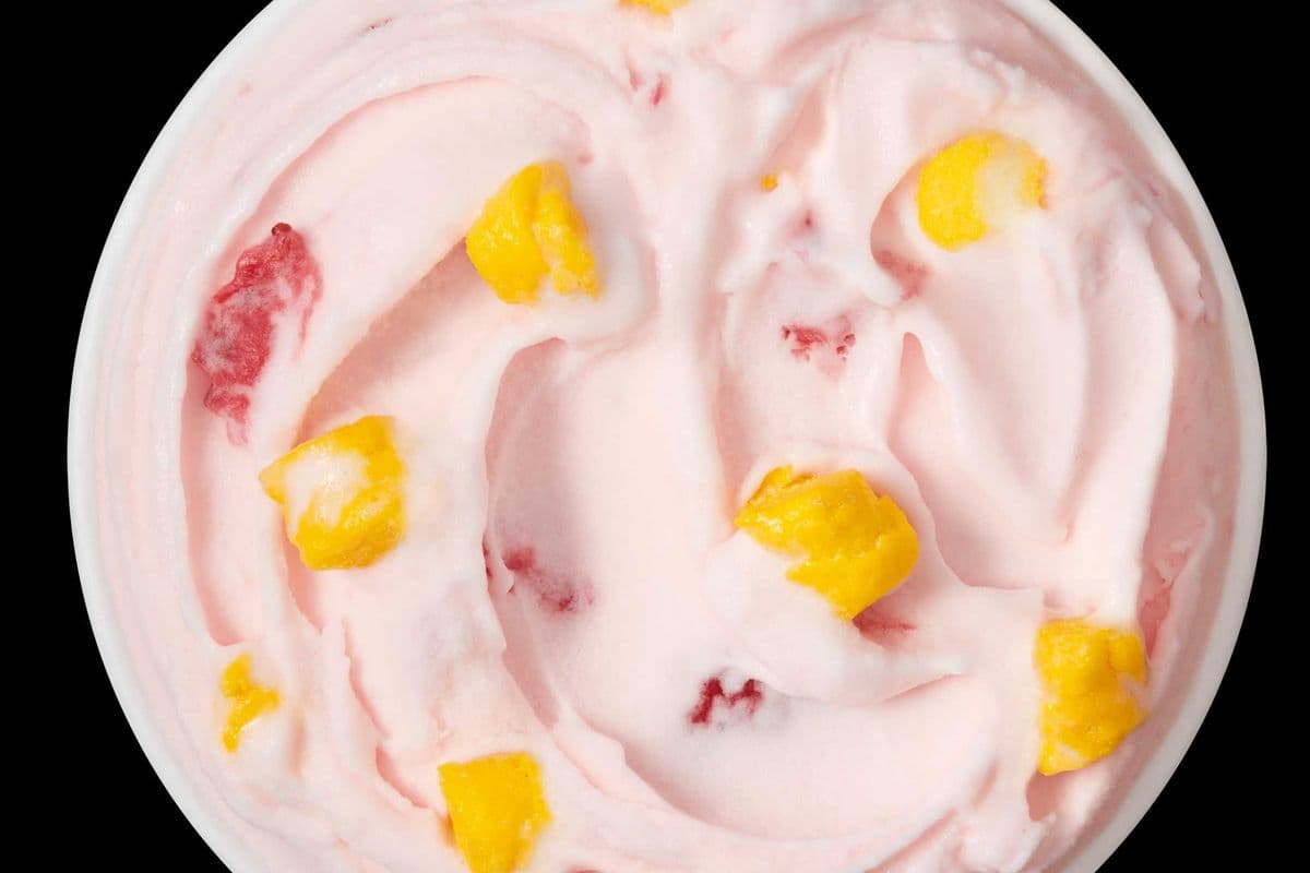 Strawberry Mango-flavored Mochi Blizzard