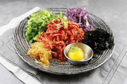 Spicy Raw Beef Tartare (육회)
