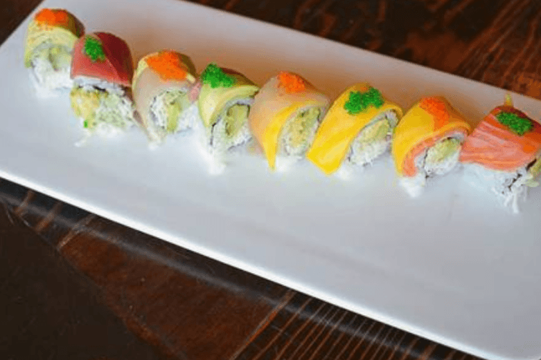 4. Rainbow Roll