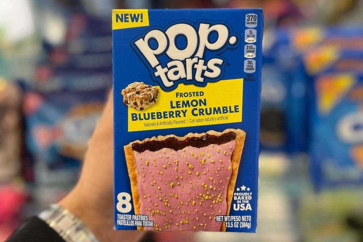 Pop Tarts Frosted Lemon Blueberry Crumble - 8pk