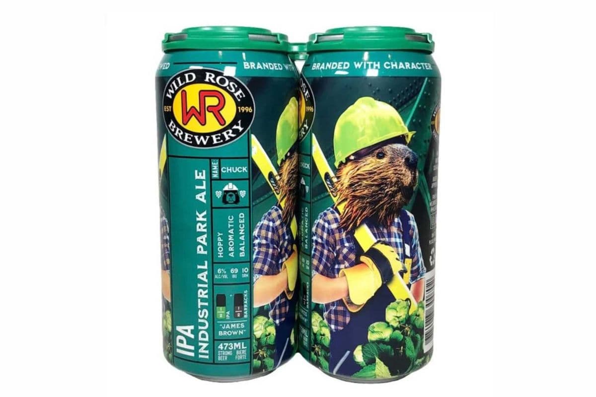 Wild Rose IPA Industrial Park Ale - 4 x 473 ML Cans (1 x 473 ML)