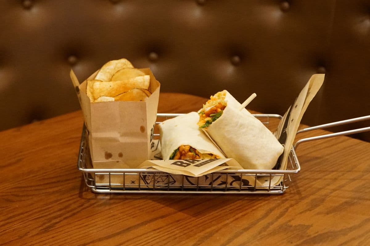 Korean Fried Chicken Wrap
