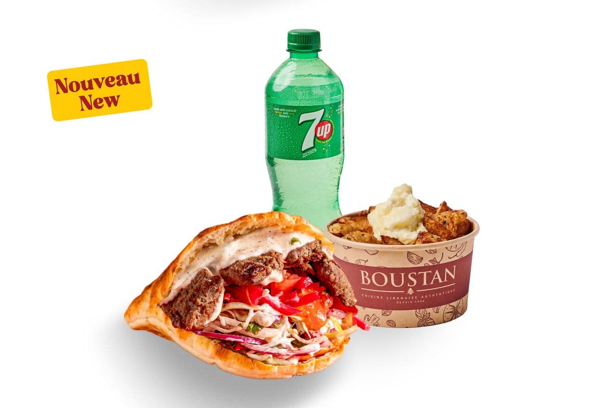 Combo Oven-Baked Kafta Kabab Pita