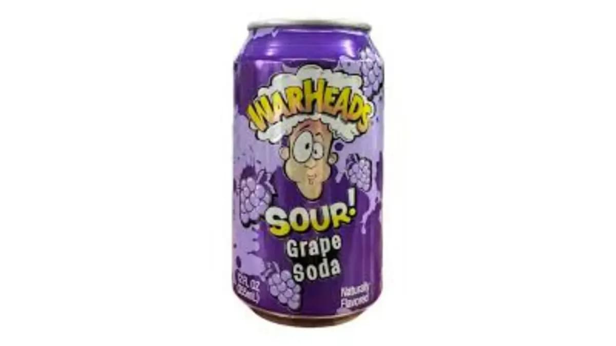 Warheads Sour Grape Soda
