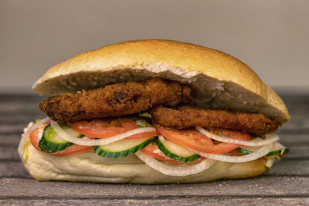 Pork Schnitzel Sandwich Combo