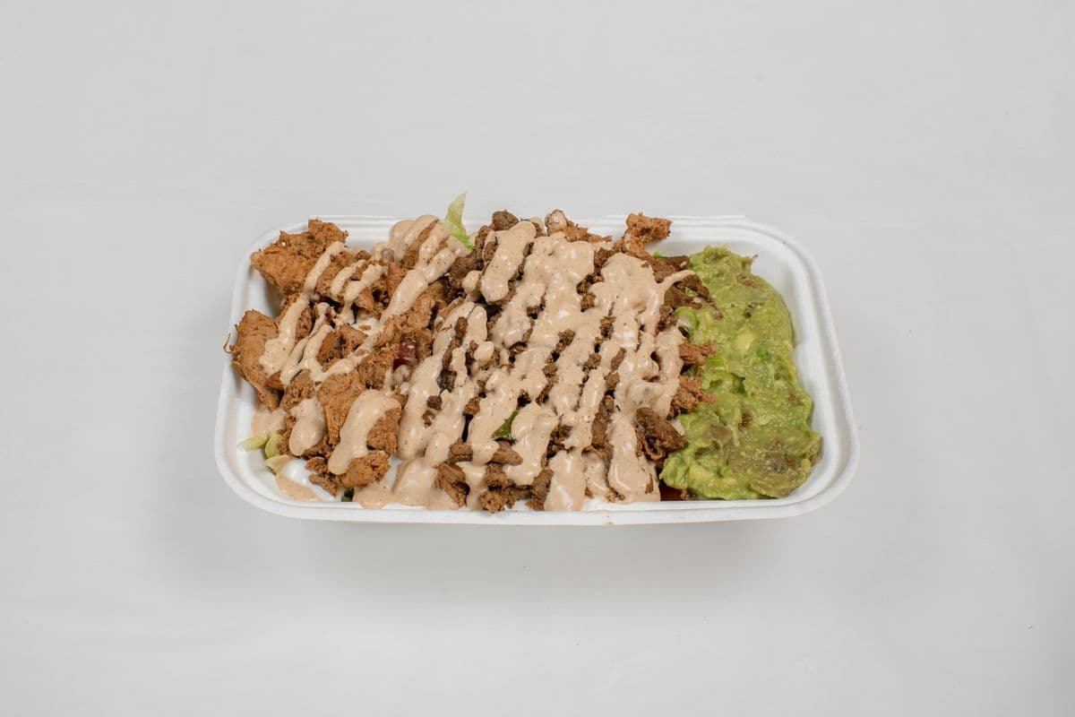 Chicken and Steak Burrito Bowl