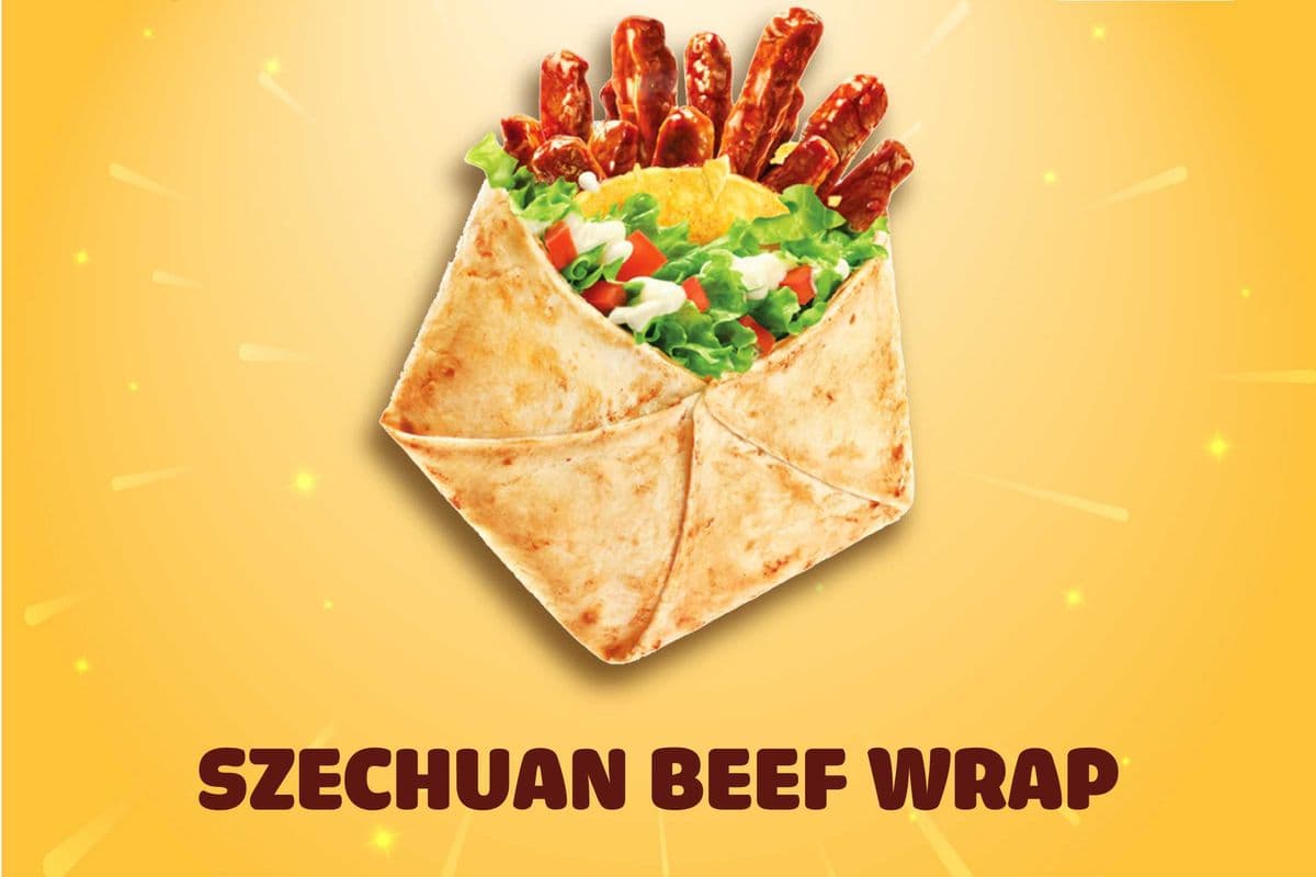 Deluxe Szechuan Beef Tenderloin Wrap