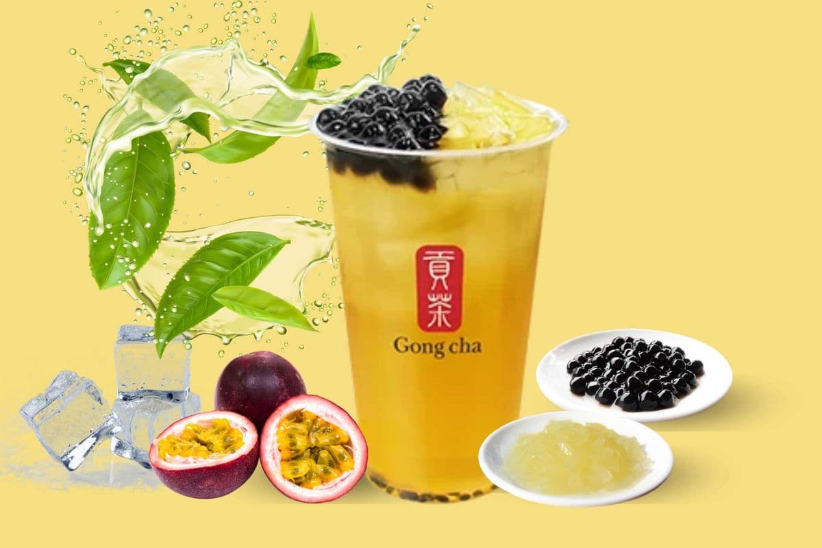 QQ Passion Fruit Green Tea