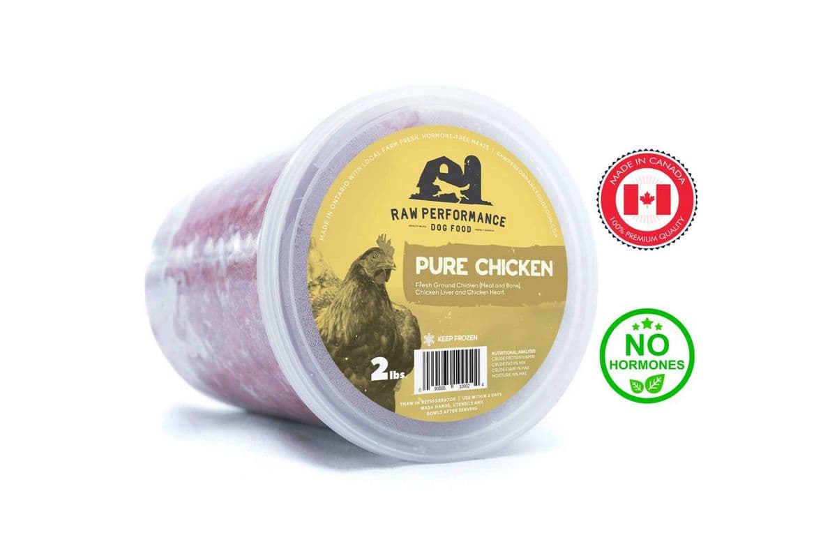 Raw Performance - Pure Chicken Raw Dog Food (4 lb)