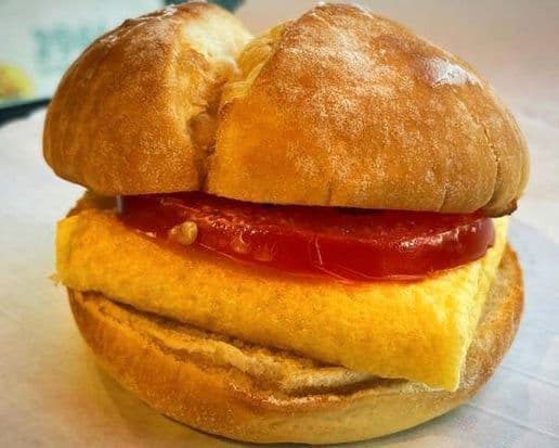 Egg, Tomato & Cheese Breakfast Sandwich