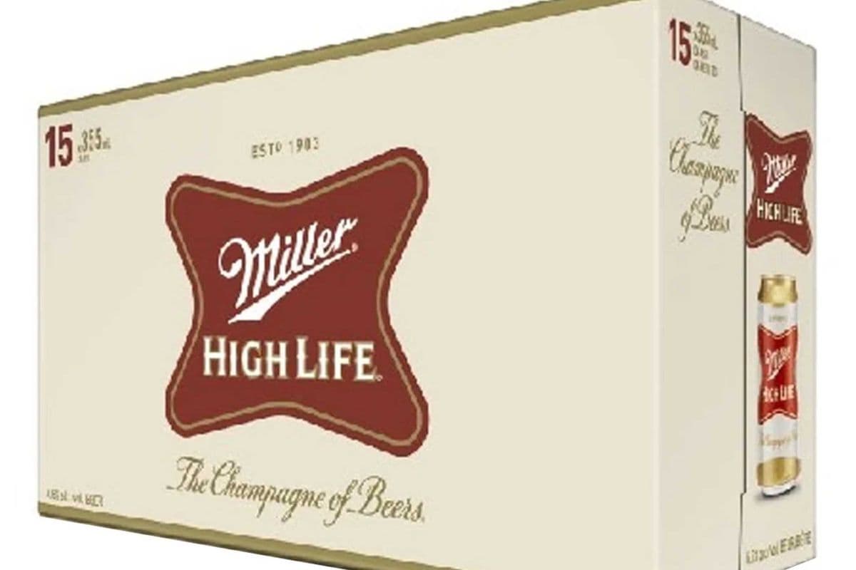 Miller High life (15 x 355 ml Cans)