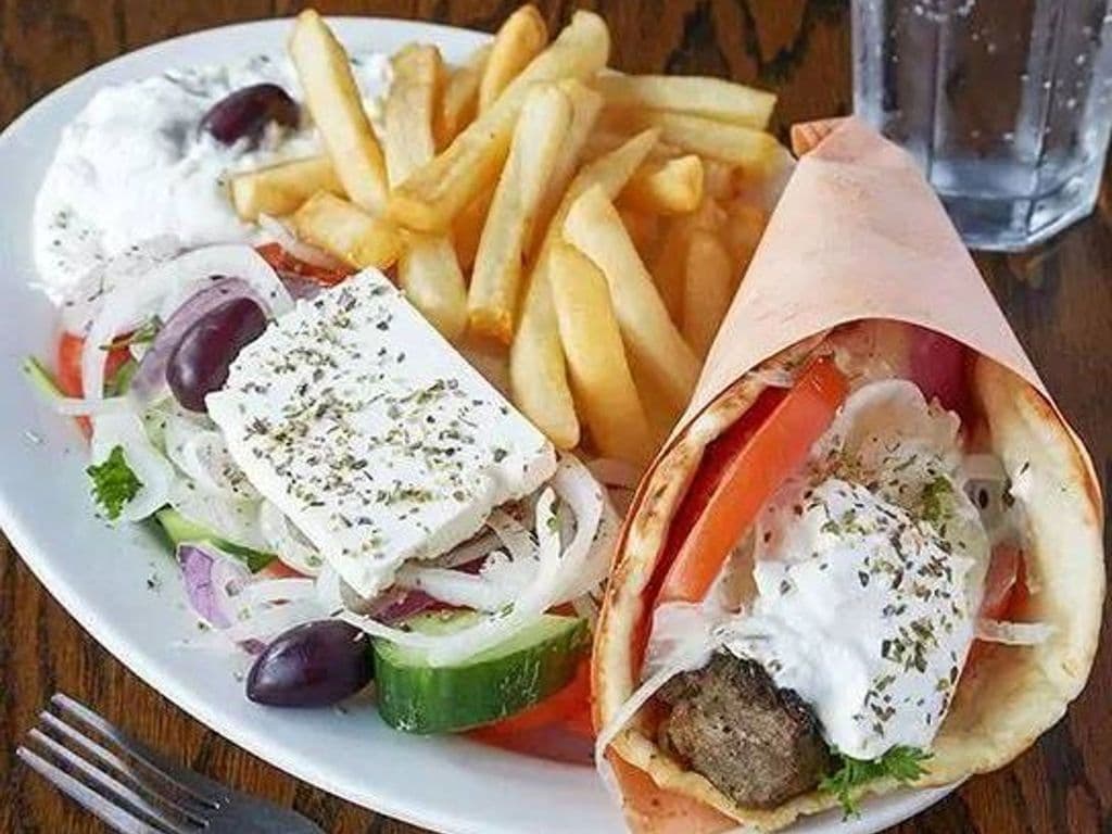 Pita Souvlaki au Porc / Pork Souvlaki Pita
