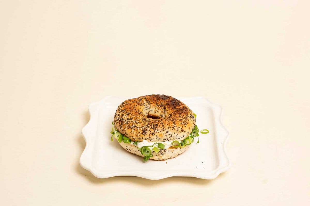 Green Onion Bagel