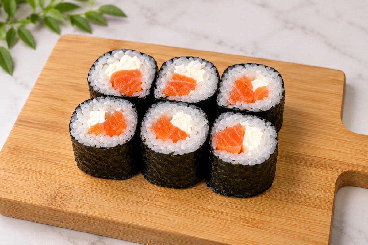 Salmon with Cream Cheese Maki