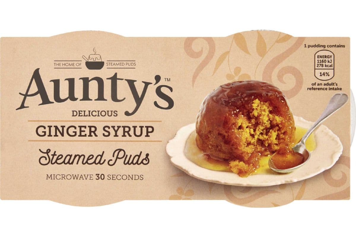 Aunty's Ginger Syrup Steamed Puds (190g)