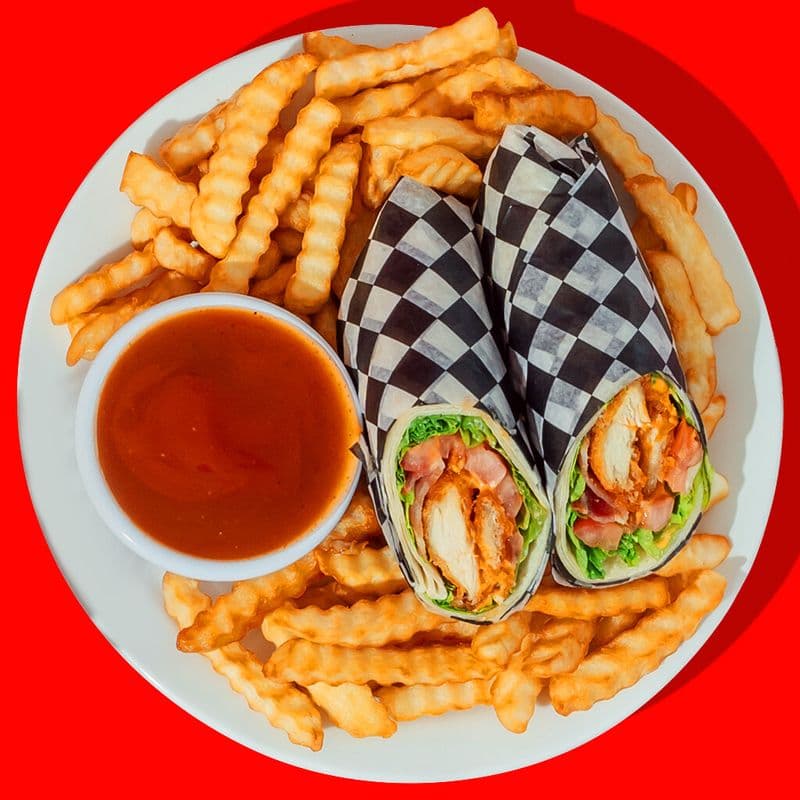 Wrap viande brune