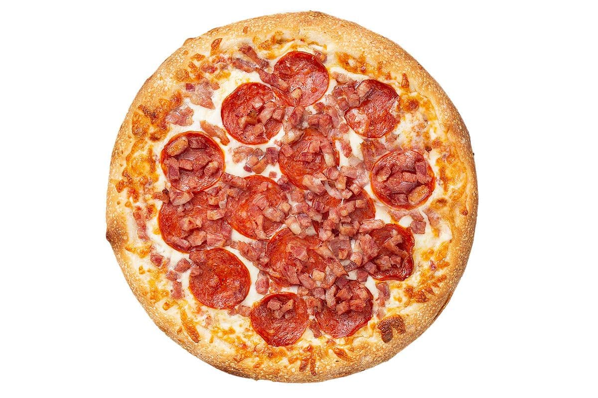 Pepperoni and Bacon Pizza