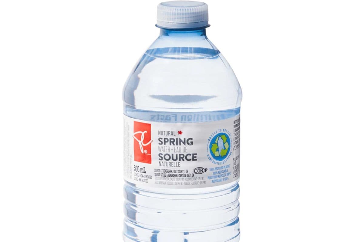 bottled water