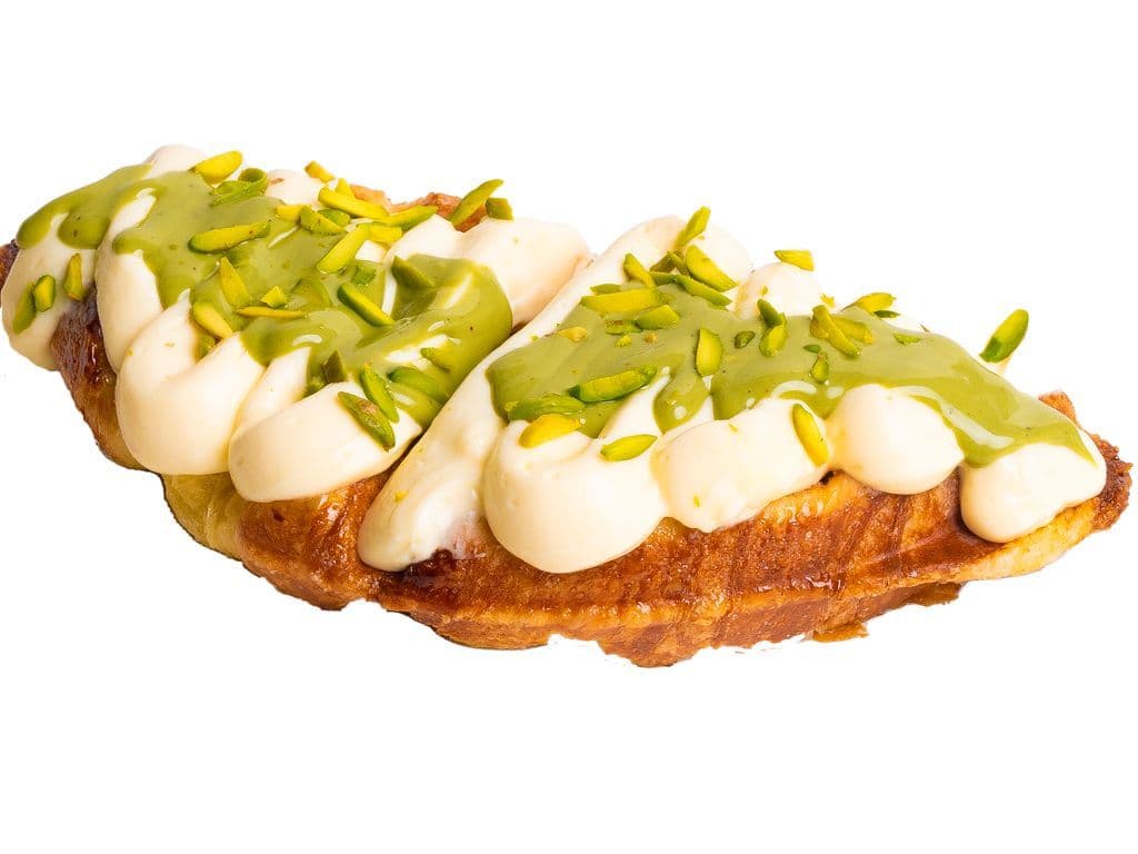 Pistachio Cheesecake Croffle