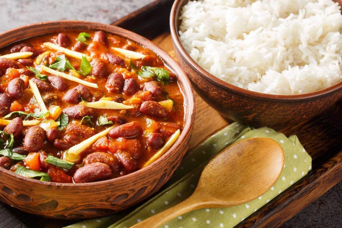 Rajma mixed with Rice