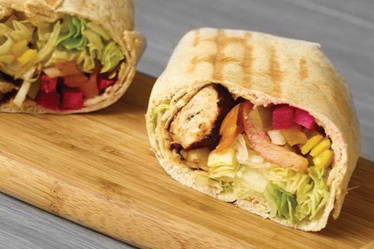 Large Chicken Souvlaki Wrap
