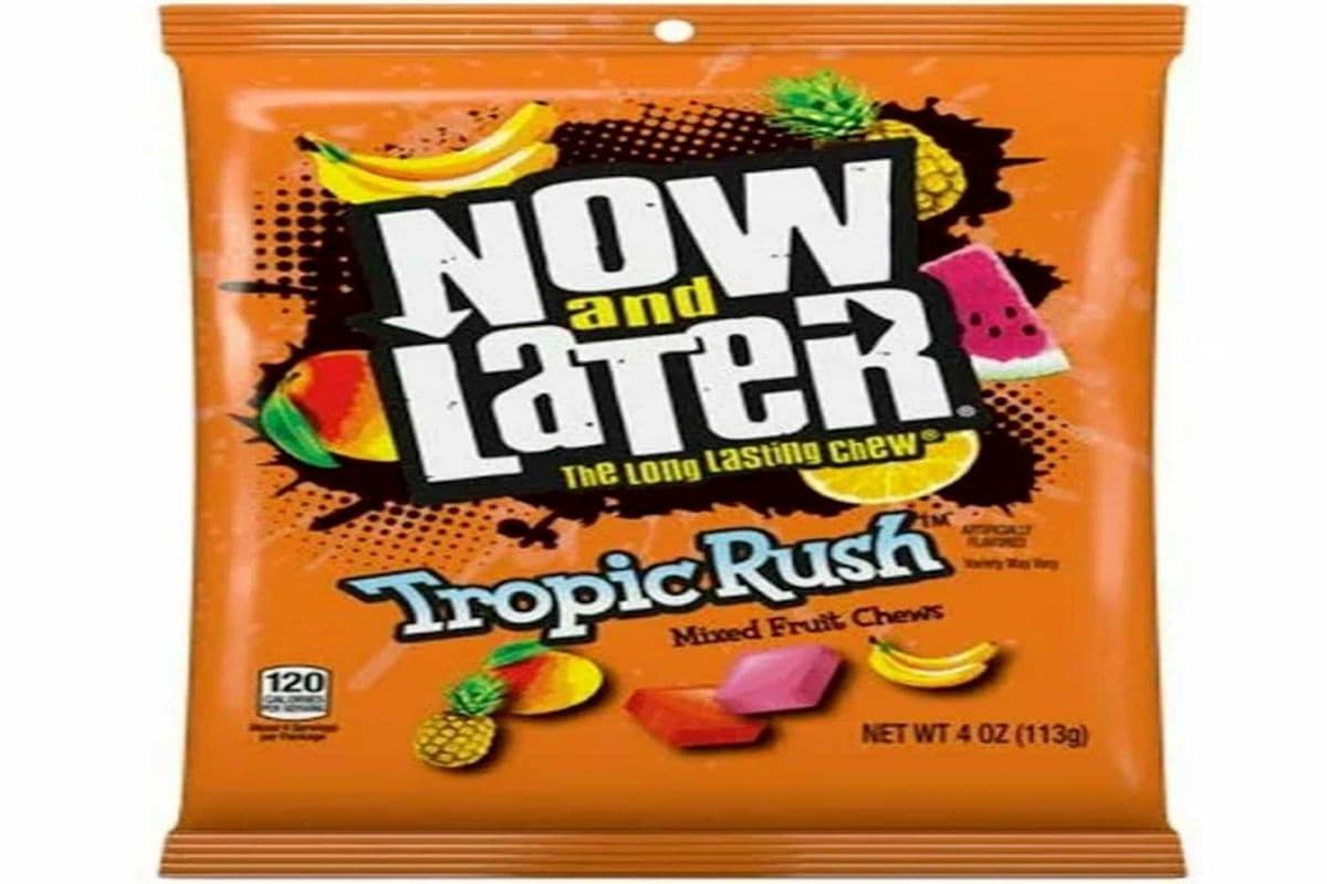 Now and Later Tropical Rush Mixed Fruit Chew (113 g)