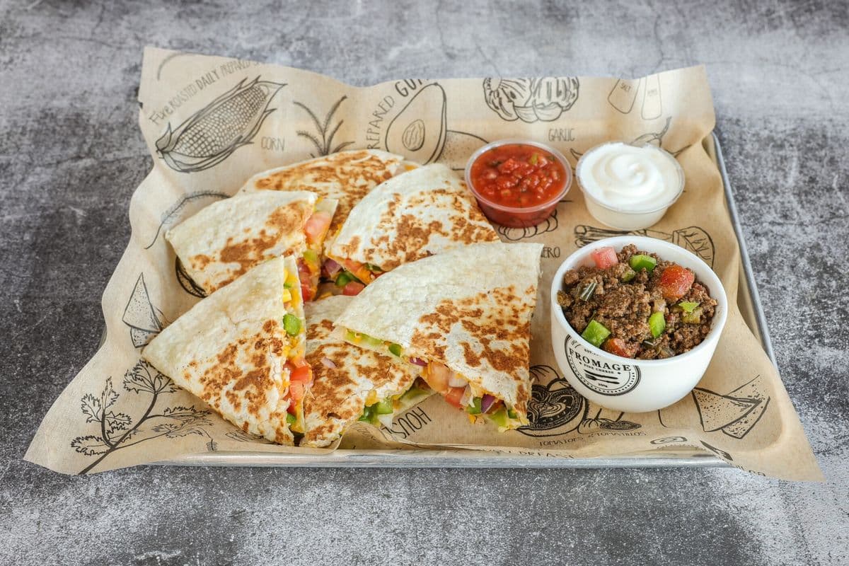 Ground Beef Quesadilla Combo