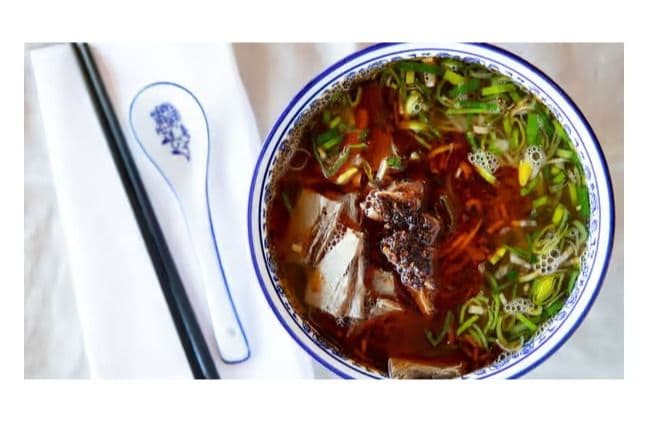 Hand-Pulled Noodles in Beef Soup