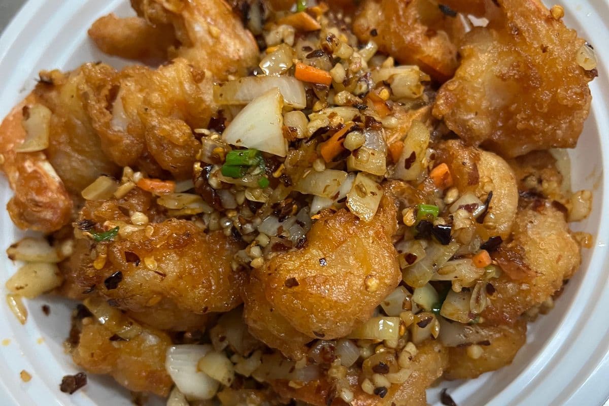 Prawns with Hot Spicy Salt (Shell-On)召盐虾(18pcs)