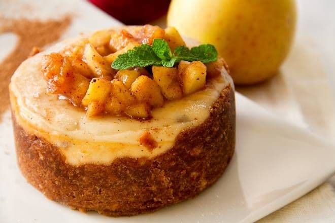 Cheesecake pomme caramel 6"