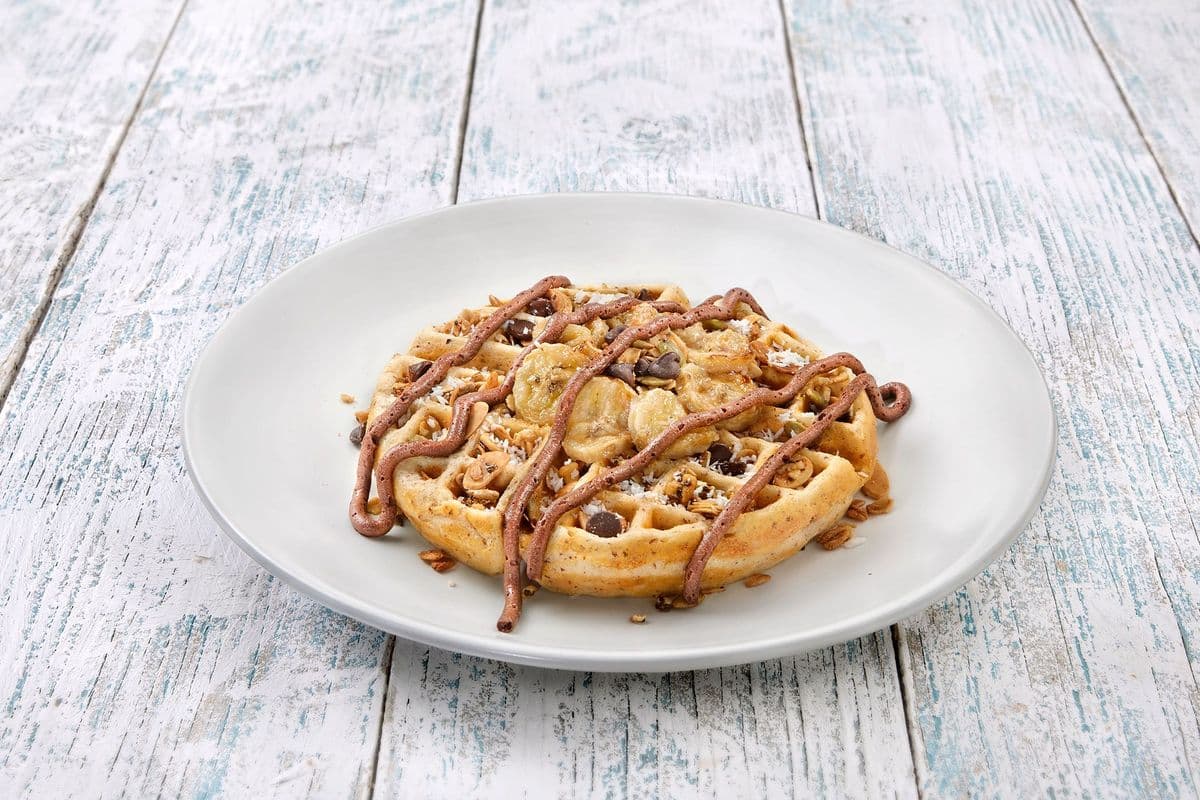 Crunchy Chocolate Waffle (1012 Cal)