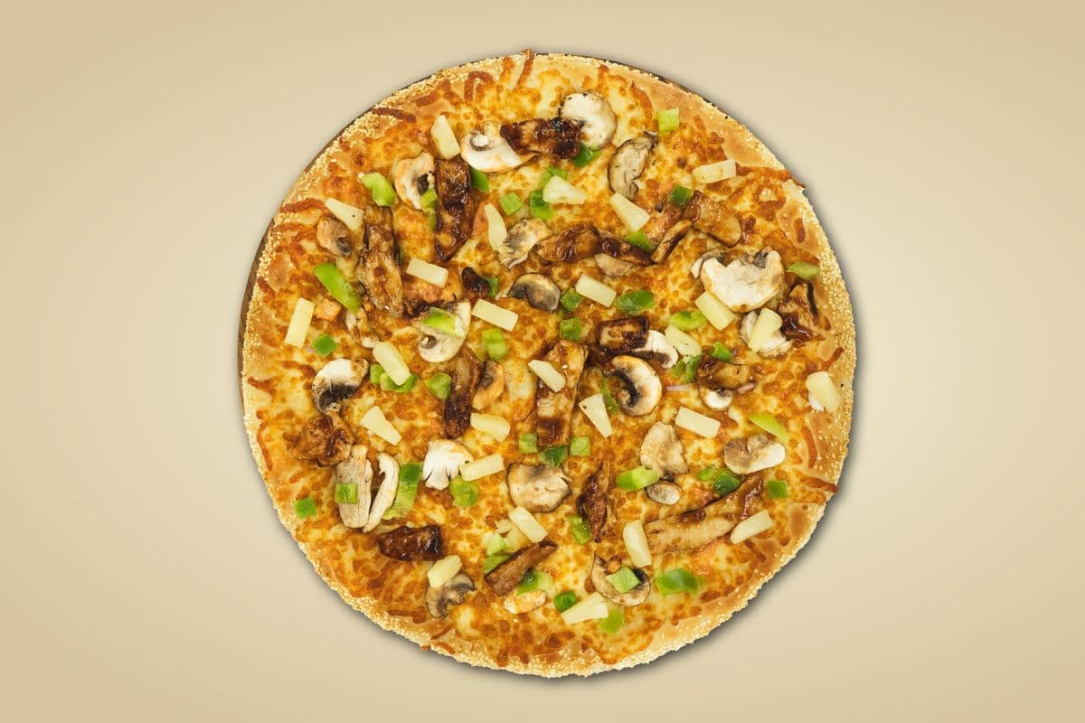 18. 8" Personal Teriyaki Chicken Pizza
