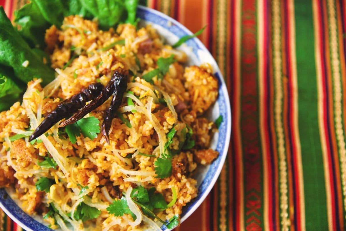 Riz croustillant nem khao