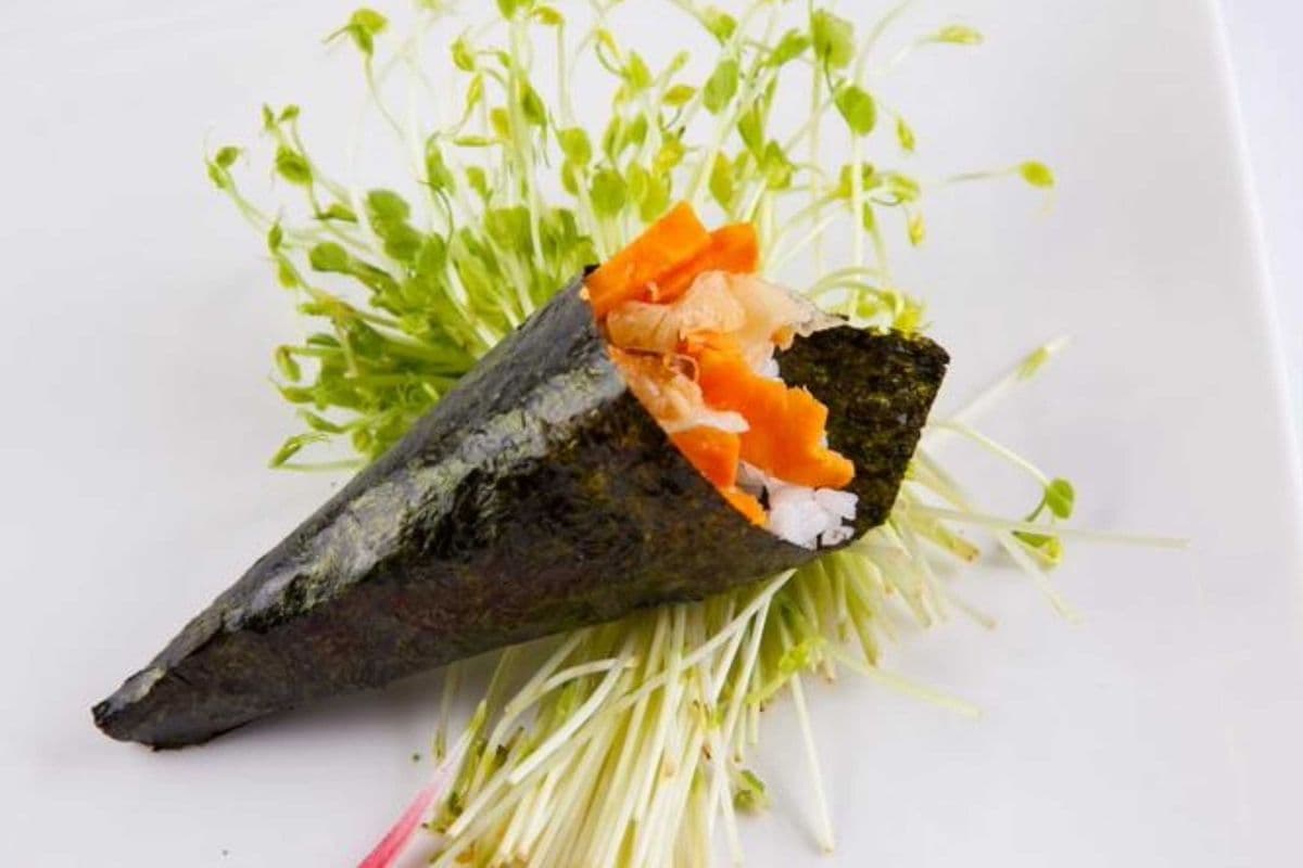 Yam Tempura Temaki Hand Roll
