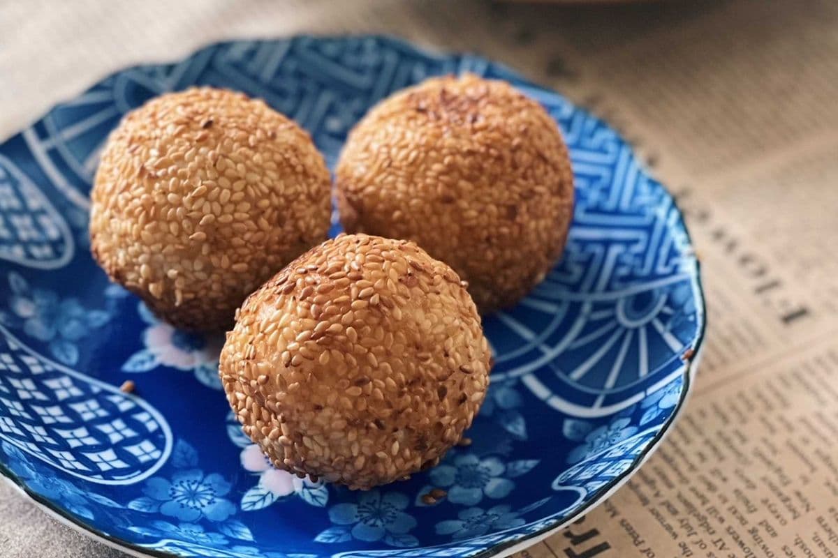 Red Bean Paste Sesame Ball (600 gm) (10 pcs) ((600 gm) (10 pcs))