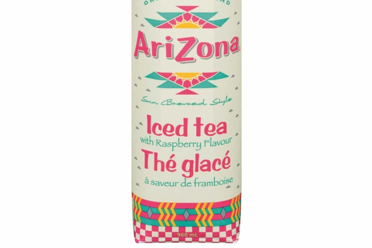 Arizona Thé Glacé a Saveur de Framboise/Iced Tea Raspberry Flavour (960ml)