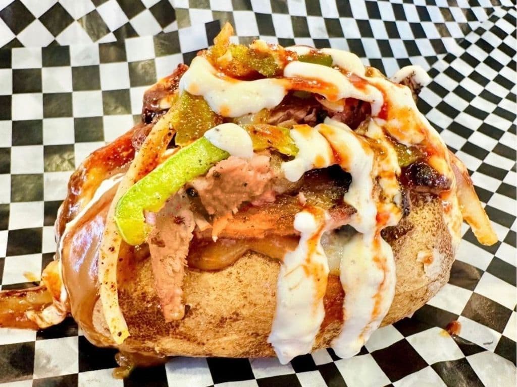 Brisket Melt - Loaded Baked Potato
