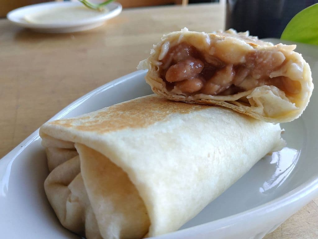 Baby Bean and Cheese Burrito