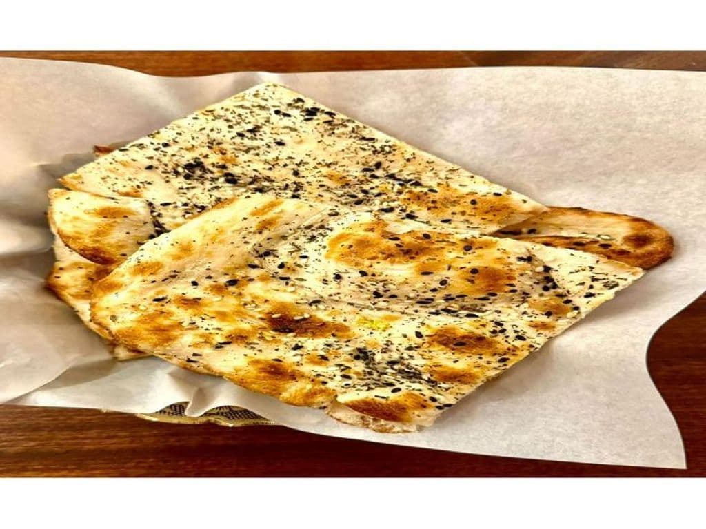 Sesame and Basil Naan