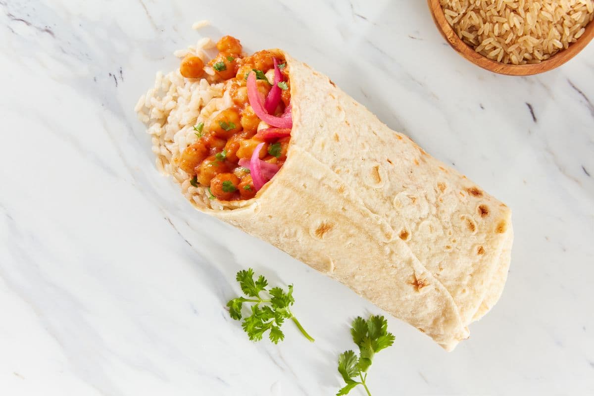 Butter Chickpea Extreme Burrito
