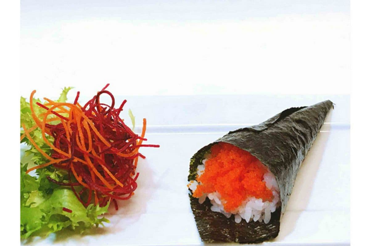 K12. Fish Egg Hand Roll