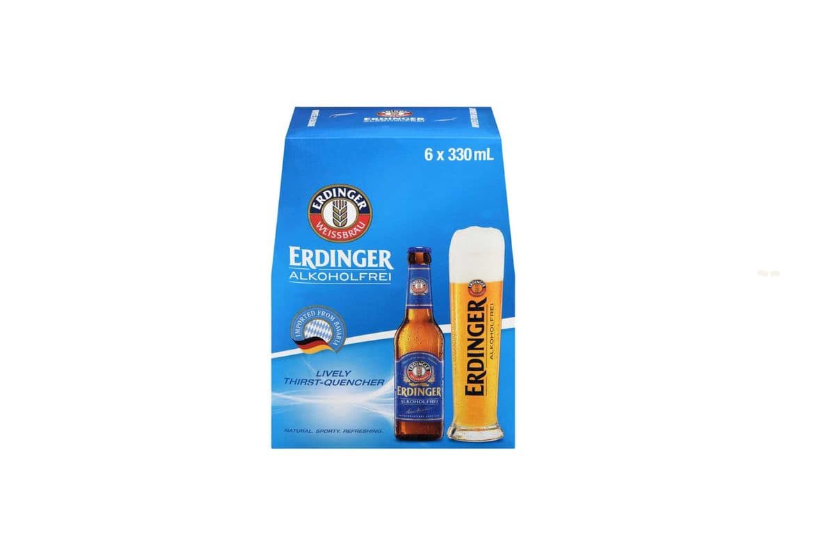 Erdinger Alkoholfrei (Non-Alcoholic) (6Btls) (6x330ML)