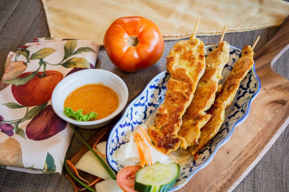 A5 . Chicken Satay (3 pcs)